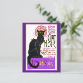 Chat Noir, Steinlen, Fine Art, Briefkaart (Staand voorkant)