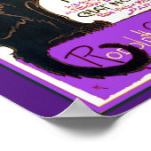 Chat Noir, Steinlen Fine Art Poster (Hoek)