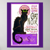 Chat Noir, Steinlen Fine Art Poster (Voorkant)