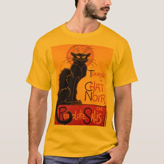 CHAT NOIR T-SHIRT (Voorkant)