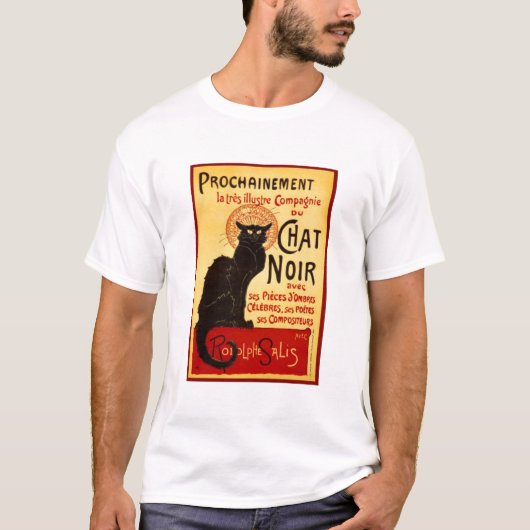 CHAT NOIR T-SHIRT (Voorkant)
