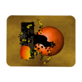 Chat Noir Thanksgiving Magneet (Horizontaal)