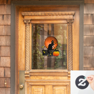 Chat Noir Thanksgiving Raamsticker