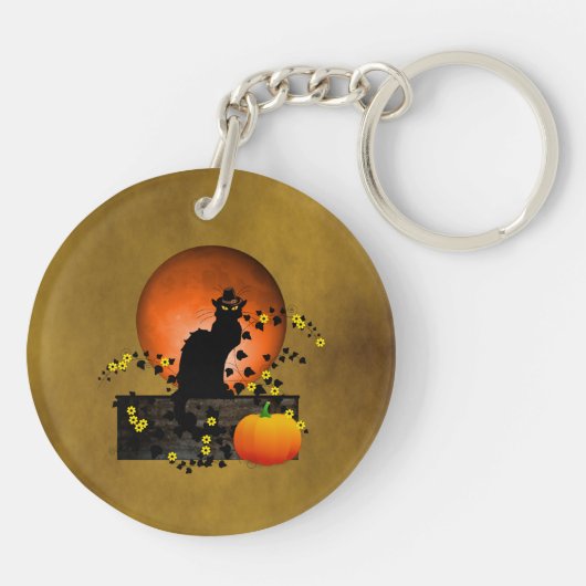 Chat Noir Thanksgiving Sleutelhanger (Achterkant)