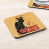 Chat Noir Théophile Alexandre Steinlen Bier Onderzetter (Linkerzijde)