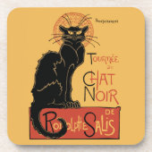 Chat Noir Théophile Alexandre Steinlen Bier Onderzetter (Voorkant)