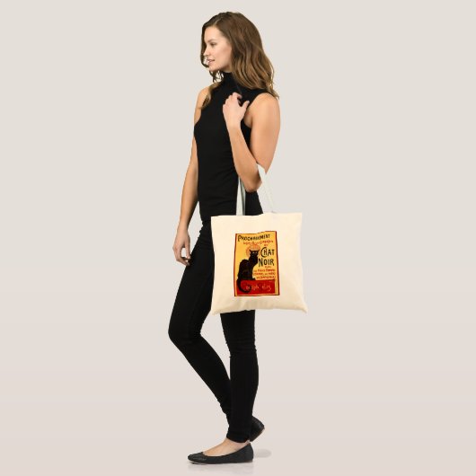CHAT NOIR TOTE BAG (Voorkant (model))