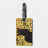 Chat Noir, Vente Hôtel Drouot Steinlen Bagagelabel (Achterkant verticaal)