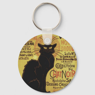  Chat Noir, Vente Hôtel Drouot Steinlen Sleutelhanger
