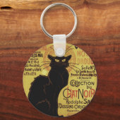  Chat Noir, Vente Hôtel Drouot Steinlen Sleutelhanger (Voorkant)