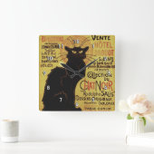  Chat Noir, Vente Hôtel Drouot Steinlen Vierkante Klok (Huis)