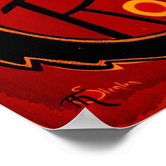  Chat Noir - Zwarte Kat Poster (Hoek)