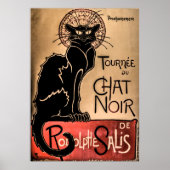  Chat Noir - Zwarte Kat Poster (Voorkant)