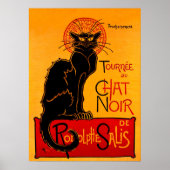 CHAT NOIR (zwarte kat) ~ Poster (Voorkant)