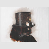 Chat Steampunk Tissuepapier (Voorkant)