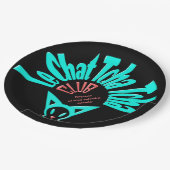 Chat Tsja Tsja Papieren Bordje (Gekanteld)