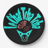 Chat Tsja Tsja Papieren Bordje (Voorkant)