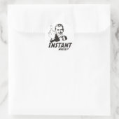 CHATBERICHT RONDE STICKER (Tas)
