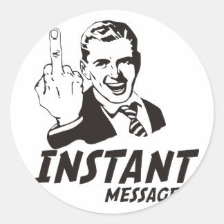 CHATBERICHT RONDE STICKER