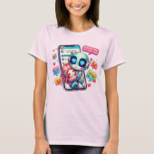 Chatbot-knuffels zijn ook goed 萌え AI チャットボッ ト の ハ  T-shirt (Voorkant)
