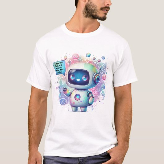 Chatbot Meme-sjablonen Maak je eigen T-shirt (Voorkant)
