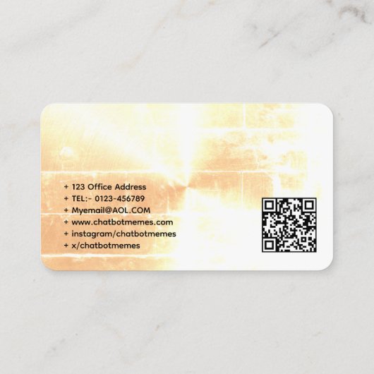 🤖Chatbot ontwikkelaar Conversational AI Engineer  Visitekaartje (Achterkant)