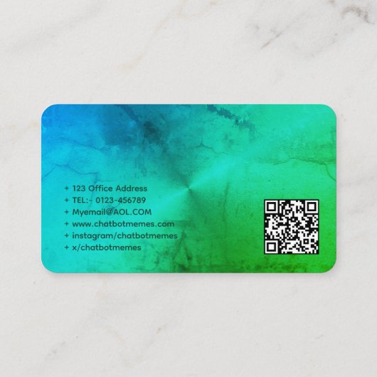 🤖Chatbot ontwikkelaar Conversational AI Engineer  Visitekaartje (Achterkant)