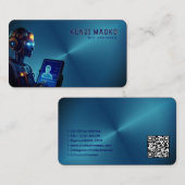 🤖Chatbot ontwikkelaar Conversational AI Engineer Visitekaartje (Voorkant / Achterkant)