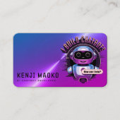 🤖Chatbot ontwikkelaar Conversational AI Engineer  Visitekaartje (Voorkant)