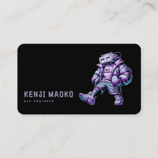 🤖Chatbot ontwikkelaar Conversational AI Engineer  Visitekaartje (Voorkant)