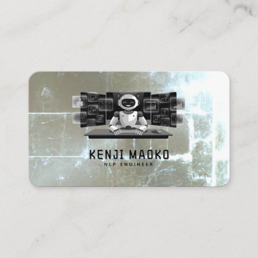 🤖Chatbot ontwikkelaar Conversational AI Engineer  Visitekaartje (Voorkant)