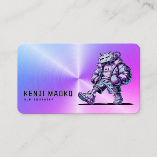 🤖Chatbot ontwikkelaar Conversational AI Engineer  Visitekaartje (Voorkant)