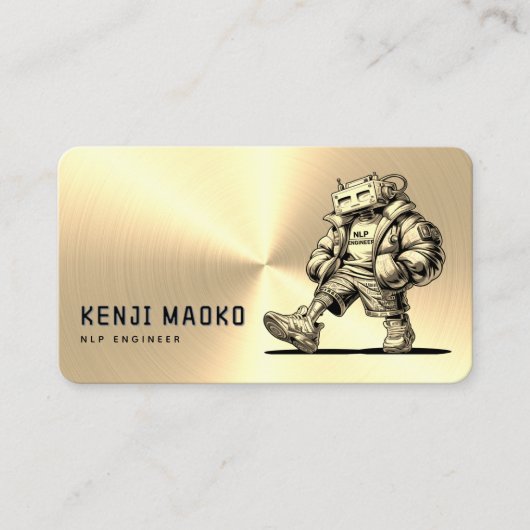 🤖Chatbot ontwikkelaar Conversational AI Engineer Visitekaartje (Voorkant)