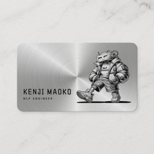 🤖Chatbot ontwikkelaar Conversational AI Engineer Visitekaartje (Voorkant)