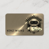 🤖Chatbotontwikkelaar Conversatie AI-ingenieur NLP Visitekaartje (Voorkant)