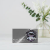 🤖Chatbotontwikkelaar Conversatie AI-ingenieur NLP Visitekaartje (Staand voorkant)