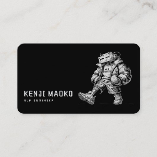 🤖Chatbotontwikkelaar Conversational AI-ingenieur Visitekaartje (Voorkant)