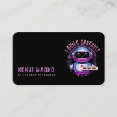 🤖Chatbotontwikkelaar Conversational AI-ingenieur  Visitekaartje (Voorkant)