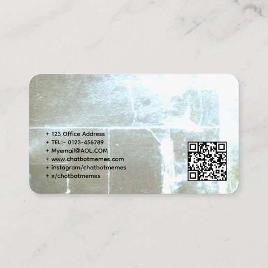 🤖Chatbotontwikkelaar Conversational AI NLP-ingeni Visitekaartje (Achterkant)