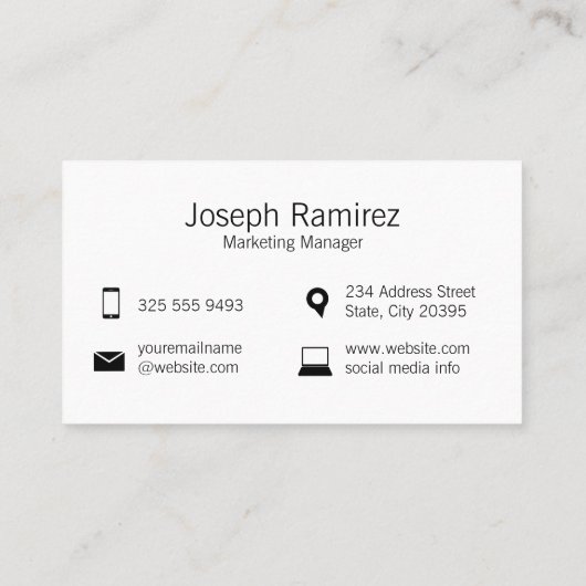 Chatbubbels | Moderne achtergrond Visitekaartje (Achterkant)