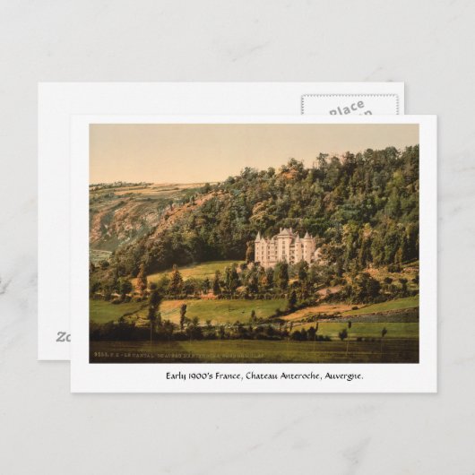Chateau Anteroche 1900  Frankrijk Briefkaart (Voorkant / Achterkant)