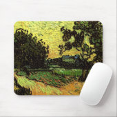 Chateau Auvers Landscape Twilight Van Gogh Fine Muismat (Met muis)