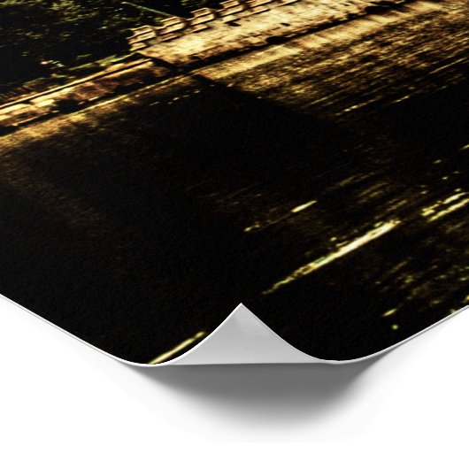 Chateau Azay le Rideau, Frankrijk. Poster (Hoek)