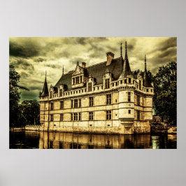Chateau Azay le Rideau, Frankrijk. Poster