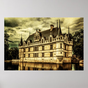 Chateau Azay le Rideau, Frankrijk. Poster
