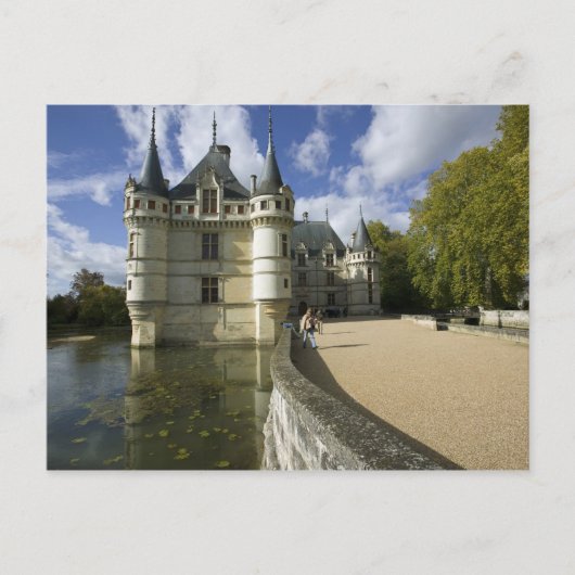 Chateau Azay-le-Rideau, Indre-et-Loire, 3 Briefkaart (Voorkant)