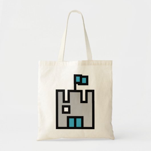 Chateau Castle Blue Tote Bag (Voorkant)
