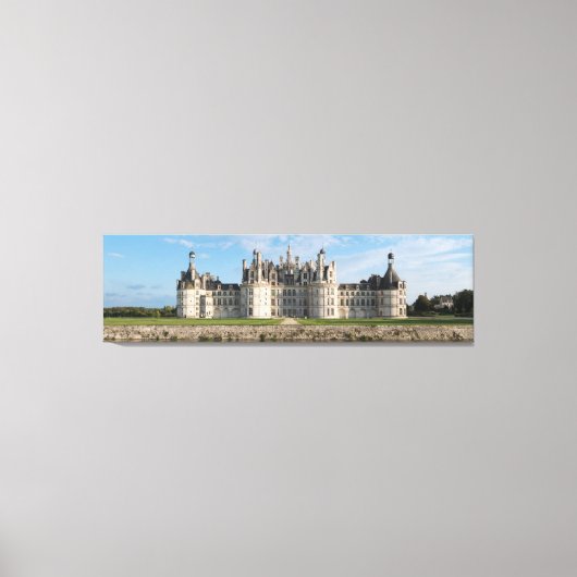 Chateau Chambord Canvas Afdruk (Voorkant)