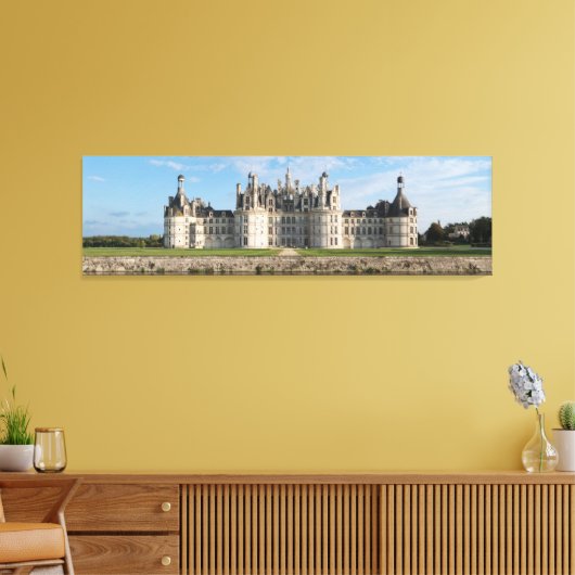Chateau Chambord Canvas Afdruk (Insitu (Woonkamer))