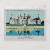 Château Chambord in de Loirevallei, Frankrijk Briefkaart (Voorkant)